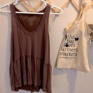 AE Peplum Tank